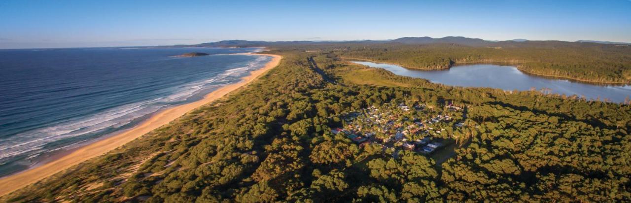 Wairo Beach Holiday Park Tabourie Lake Eksteriør billede