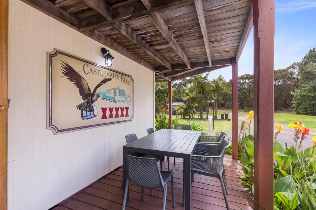 Wairo Beach Holiday Park Tabourie Lake Eksteriør billede